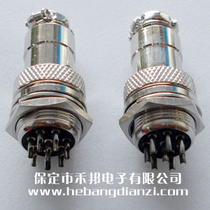 航空插頭 GX16-8P