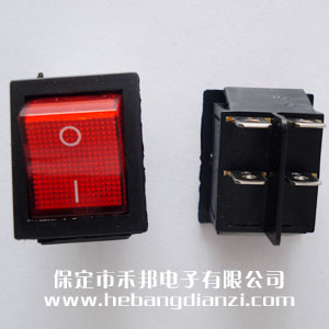 KCD2-201船型開關(guān) 紅色
