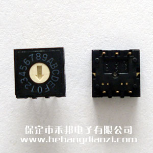 編碼開(kāi)關(guān)0-F 直插