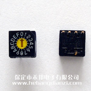 編碼開(kāi)關(guān)0-F 直插