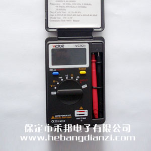數(shù)字萬(wàn)用表VC921
