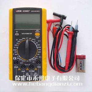 數(shù)字萬(wàn)用表VC890C+