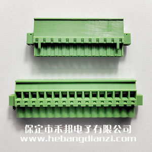 帶固定孔側接插頭 間距5.08mm B型方向相反